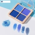 thumbnail image 1 of Fiudx Set de Maquillaje de 4 Sombras de Ojos de Color Nude, Paleta de Sombras de Ojos Mate Nude, Sombras de Ojos Brillantes con Brillo, Tonos Naturales Cálidos., 1 of 2