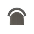 thumbnail image 3 of 861 Artemis 25" Swivel Counter Stool with Pewter Finish and Graph Chalice Seat and Back, 3 of 5