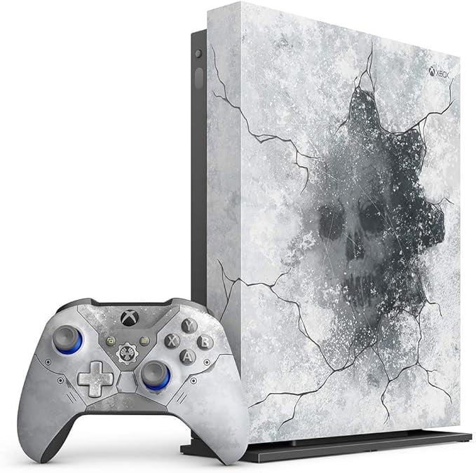 Pre-Owned Microsoft Xbox One X 1TB Gears 5 Limited Edition Console Bundle, White, FMP-00130