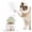Green, variant on Cat Slow Feeder Toy with Feather Teaser, Interactive Puzzle Feeder for Cats, Mental Stimulation Foraging Toy, Suitable for Dry & Wet Food(Blue)