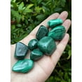 thumbnail image 3 of 5 Pcs Malachite Tumbled Stones, Polished Natural Malachite Gemstone, Malachite Healing Crystals (Malachite), 3 of 8