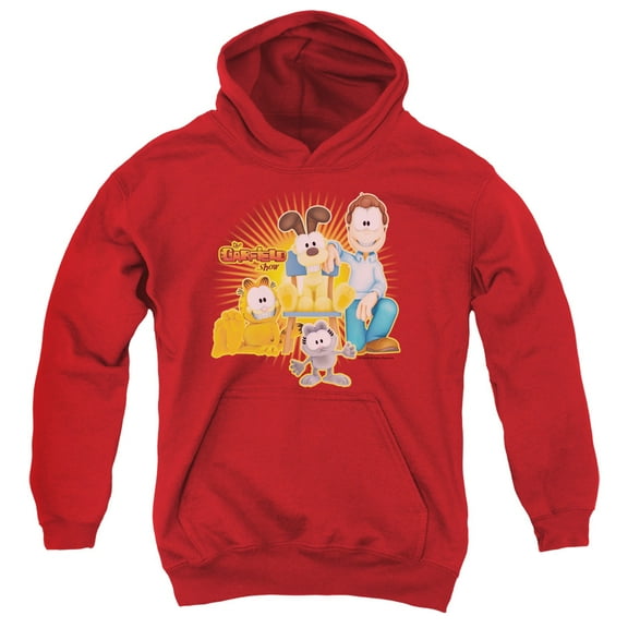 Garfield - Say Cheese - Youth Hooded Sweatshirt - X-Large