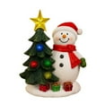 thumbnail image 1 of BKER Your Home This Holiday Season: Decorative Snowman Mini With Solar Lights – Perfect For Festive Cheer!, 1 of 6