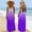 Purple, variant on Elvqul Sleeveless Dresses for Women Backless Summer Maxi Dresses Pullover Purple Beach Juniors Cami Dresses Gradient