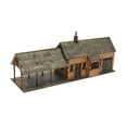 thumbnail image 3 of Maqueta de casa a escala 1/72 para mismo. Maqueta de madera para dioramas o maquetas arquitectónicas. Incluye kit de montaje para ., 3 of 9