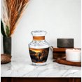 thumbnail image 5 of JAGASY Elephant Urn for Sister - Brown Small Urn for Ashes Adult Male - River Sunset Decorative Funeral Urns for Brother - Miniature Urns for Human Ashes Keepsake - (3 Inch), 5 of 7