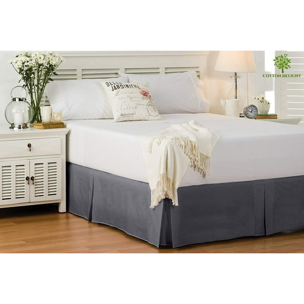 Cotton Metrics Bed Skirt Queen Size 100 Organic Cotton 800 Thread