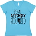 thumbnail image 3 of Inktastic Some Assembly Required Right Leg Amputee Women's V-Neck T-Shirt, 3 of 5