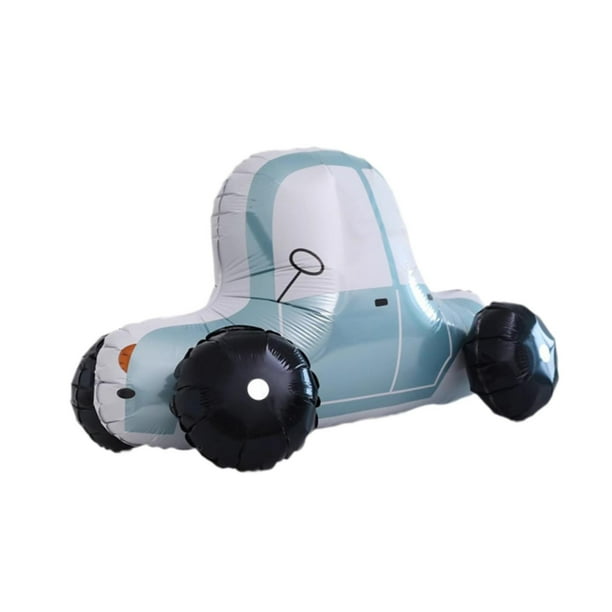 Decoración para fiesta de cumpleaños, decoración para fiesta de cumpleaños, decoración colorida para fiesta de coche en 3D auto antiguo