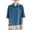 Blue, variant on Kezqiaxn Plus Size Shirts for Women Vintage Embroidery Half Sleeve Collared Dressy Summer Tops Loose Fit Work Blouses