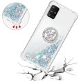 thumbnail image 5 of Compatible with Samsung Galaxy A51 5G Case Glitter Liquid Clear Bling Moving Floating Sparkle with Ring Holder Kickstand TPU Girly Women Cute Phone Case for Samsung Galaxy A51 5G Sliver YBZ, 5 of 6