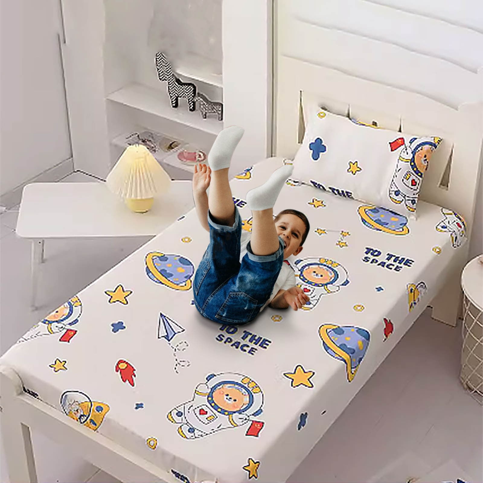 Queen Comforter Set Babies Crib Single Piece Children's Cotton Bed Sheet Newborn Mattress Cover Bed Cover Bedsheet It Provides Your Baby with a Comfortable Night's Sleep