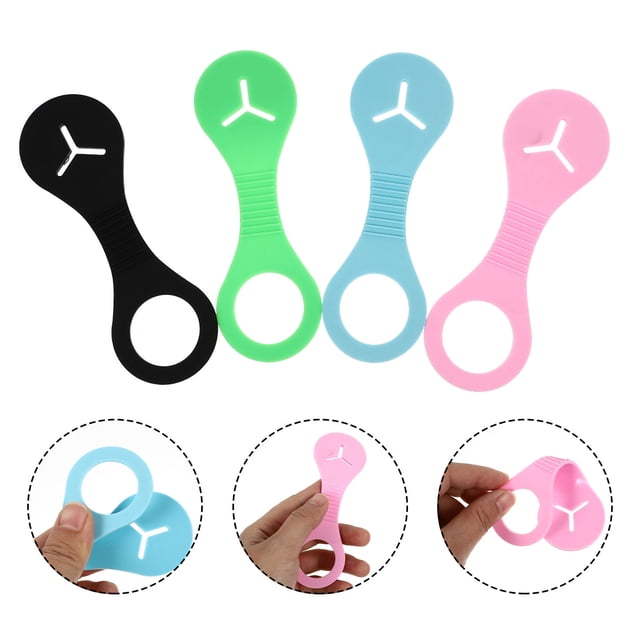 ELAYARD 4Pcs Hands Free Dog Waste Bag Carrier Clips for Leash Backpack Or Bike Carrier Use