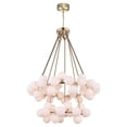 thumbnail image 1 of CWI Lighting Lustre Arya 70 Lumières avec Fini Satiné Doré, 1 of 1