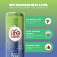 thumbnail image 5 of Life Cider Sparkling Apple Cider Vinegar Drink, Berry Pear, Gut Balance, 12 fl oz Aluminum Can, 5 of 7