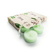 Christmas Tree Tealight Candles Multi Pack - 12 Green Premium Scented Tea Lights - Natural Oils - Shortie's Candle Company