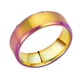 thumbnail image 2 of Anillo de acero inoxidable de titanio para hombre, de 8 mm, con bisel doble, cepillado mate y liso, 2 of 4