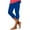 C96/Blue, variant on XIYON High Waisted Leggings For Women Calf Length Yoga Pants Workout Leggings Solid Color Workout Yoga Pants
