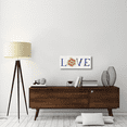 thumbnail image 2 of Global Gallery's 'New Horizons Love on Linen' by Elyse DeNeige Stretched Canvas Wall Art, 2 of 4