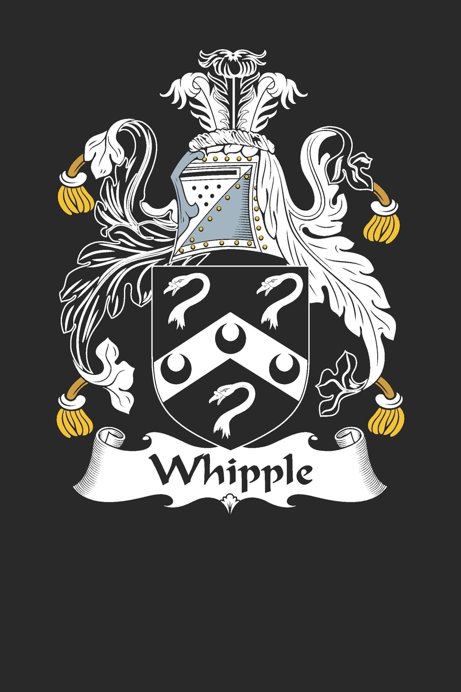 Whipple Whipple Coat Of Arms And Family Crest Notebook Journal 6 X 9 whipple-whipple-coat-of-arms-and-family-crest-notebook-journal-6-x-9