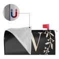 thumbnail image 5 of PHELIKA Classic Monogram Letter W Magnetic Mailbox Covers Standard Size 25.5"H x 21"W, 5 of 8