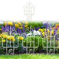 thumbnail image 1 of Stackable Garden Fence and Climbing Plant Support - Tool-Free Installation, Durable Plastic Fencing for Lawn Edging, Flowerbeds, and Decorative Borders, 1 of 8