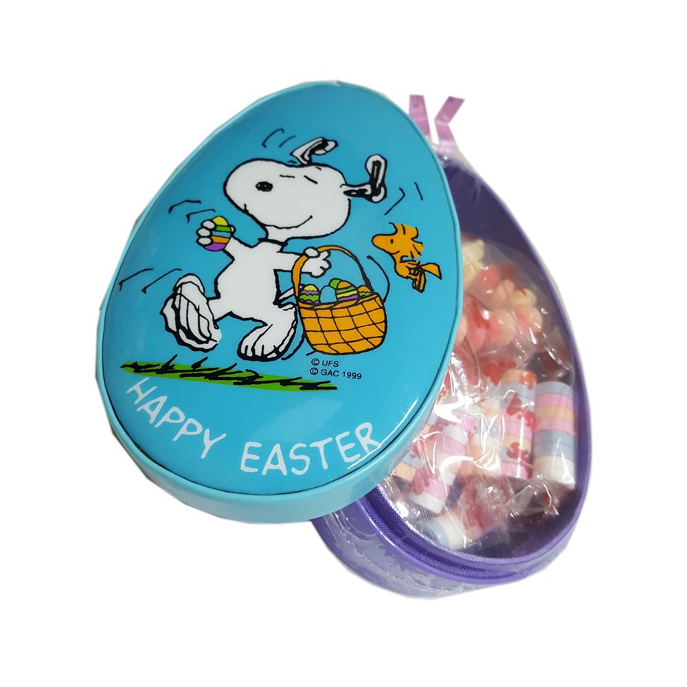 Peanuts Easter Snoopy& Woodstock Box Filled w/ Candy