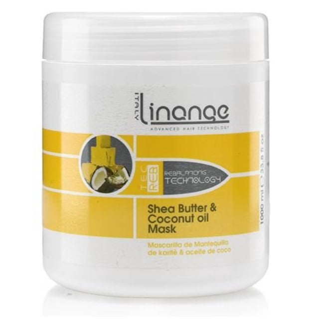 linange shea butter and coconut oil mask 1000ml; softening