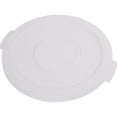 thumbnail image 4 of TrueCraftware- 10 Gallon Round Trash Can Lid only 15-7/8" Diameter x 1-1/4" Height White Color- Wastebasket Garbage Bin Lid Recycling Bin Cover Kitchen Bathroom Bedroom Office Trash Can, 4 of 6