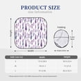 thumbnail image 3 of Daiia Lavender Flowers 2PCS Car Windshield Sun Shade, Foldable Sun Shield for Car Front Window, Auto Sun Blocker Visor Protector Universal for Truck SUV Pickup-Large, 3 of 7