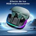 thumbnail image 4 of VEATOOL Wireless Bluetooth Headset,Mic Dual con Cancelación de Ruido ENC,80H de Uso,luces RGB, 4 of 10