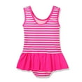 thumbnail image 1 of Yanlir Maillot de Bain Sans Manches à Imprimé Étoile pour Filles, Col Rond, Doux, Confortable et Séchage Rapide (Rose1,2-3 Ans), 1 of 4