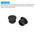 thumbnail image 4 of Uxcell Silicone Snap in Locking Hole Plugs For Kitchen Bulkheads Waterproof Sealing Plugs Black 9.5mm 20, 4 of 7