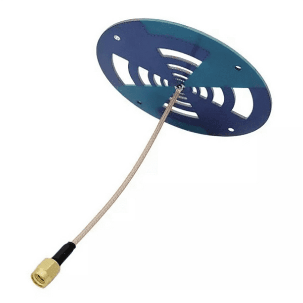 Antena UWB de 550 MHz A 7 GHz, Antena Omnidireccional Logarítmica Periódica, Antena de Alta Ganancia 915RFID con Conector Macho SMA