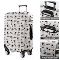 thumbnail image 5 of White Cow Moo Pattern Luggage Cover Fashion Suitcase Cover Baggage Covers Fit 25-28 Inch Luggage (Go Travel), 5 of 5