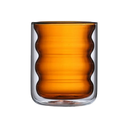 

TAONMEISU 250ML High Borosilicate Milk Cup Double Wall Novel Coffee Mug