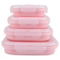thumbnail image 1 of Portable Silicone Lunch Box Set Bento Box Folding Microwave Lunchbox Food Container, 1 of 7