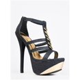 thumbnail image 1 of Qupid Count-23x - Black Glitter PU 8.5, 1 of 5