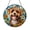 Acrylic 3.5 Inch, variant on Dog Cat Companion Theme Stained Glass Style Suncatcher Window Hanging Decor, Pet Window Ornament Decorative Glass Art Panel for Animal Lover Decor