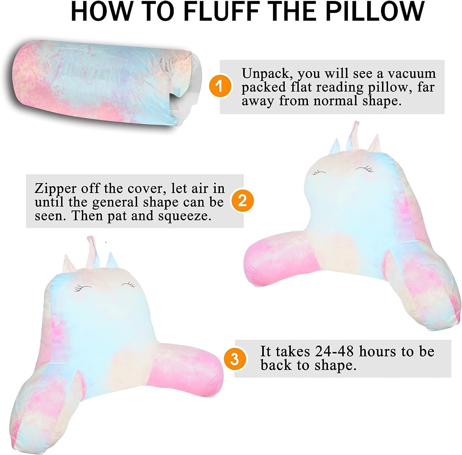 Pastel unicorn lounge pillow hot sale