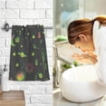 thumbnail image 7 of SKYSONIC Cosmos Eyes Patterned Hand Towels 2 PCS, Cotton Bath Towel for Drying Face Hands Body ,Absorbent Lightweight Towels for Bathroom Ktichen Travel Gym, 16"x28", 7 of 7