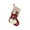 Red, variant on BOPORO Christmas Stockings, Custom Christmas Stocking with 3D Snowman/Moose/Santa Claus Doll, 18" Xmas Stockings for Family Christmas Ornaments