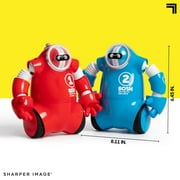 Sharper Image® Toy RC Robo Rivals Remote Control Robot Fighting Set with 2-Player Combat with Power Fists, 4-pieces, Blue And Red, Age 6+