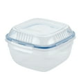 thumbnail image 2 of Easy Essentials On the Go Meals Set of Three Assorted Salad Bowls with Trays, 2 of 10