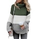 thumbnail image 1 of Liquidación ICHUANYI y suéter de cuello alto informal de invierno para mujer, blusa tejida de manga larga, Tops de retazos, suéteres ICHUANYI WER202308231718, 1 of 7