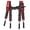 SP-W14-R, variant on Work Suspenders Tool Belt Suspenders with Large Moveable Phone Holder, Pencil Holder, Adjustable Size Padded Suspenders