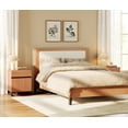 thumbnail image 4 of WAMPAT Dresser and Nightstand Set of 3, 94.5 Inches Dresser with 6 Drawers, 2 Nightstand with Drawer and Cabinet for Bedroom, Bedroom Furniture Set, Mocha, 4 of 13