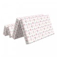 thumbnail image 2 of Owls Foldable Mattress, Birds Stars Moon Pastel, 78.7" x 47.2", Almond Green Pink Tan, by Ambesonne, 2 of 6
