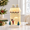 10.8" Crystal House & Santa, variant on Christmas Tree Snow Globe With Candy Canes & Peppermints 11.2" Lighted Musical Water Glittering Warm Glow 8 Songs 6h Timer Holida