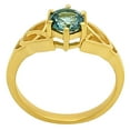 thumbnail image 3 of 18K Gold Over Brass London Blue Topaz Ring s.6 Jewelry RM-1761 TGR1029_C_6, 3 of 6